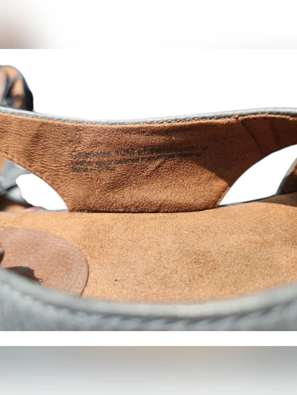 BareTraps Muted Blue Slingback Peep Toe Sandals Size 10M Coastal Grandma Granola